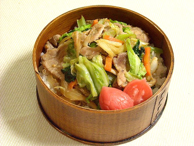 10/28(木）豚のチャンチャン丼弁当_c0197628_547799.jpg