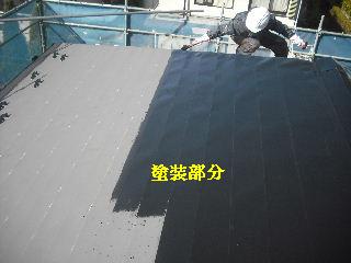 屋根塗装一回目_f0031037_21555259.jpg