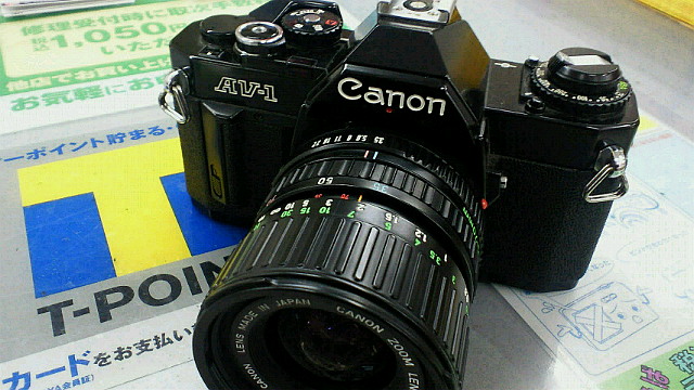 撮影するから買っちゃった。CANON AV-1＆NFD35-70mm F3.5-4.5_e0174382_1822488.jpg