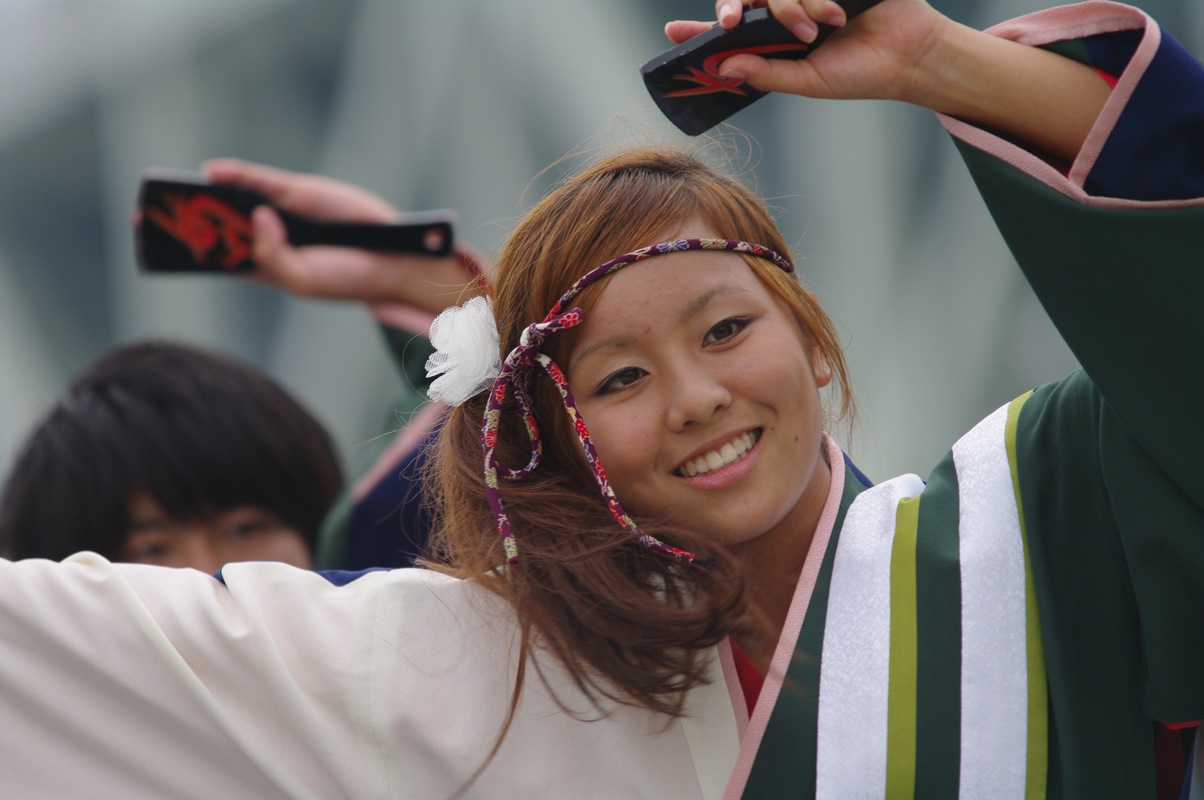 神戸よさこい２０１０　２日目その９（大阪市立大学チーム朱蘭）_a0009554_1232210.jpg