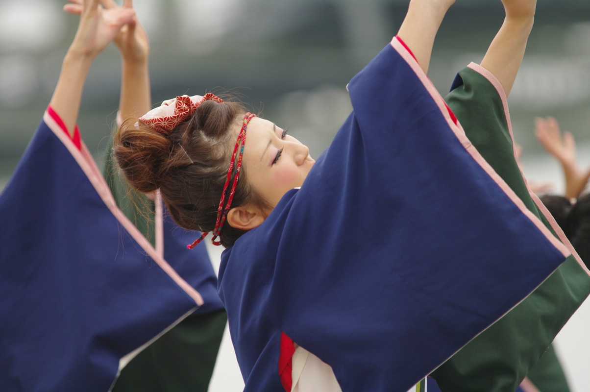 神戸よさこい２０１０　２日目その９（大阪市立大学チーム朱蘭）_a0009554_12372979.jpg