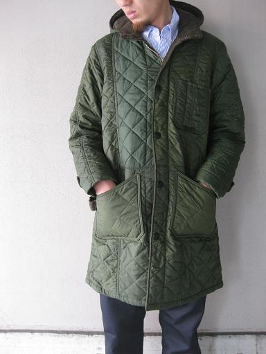 Key　HOODED QUILT WORK COAT (products for us)_b0139281_18565361.jpg