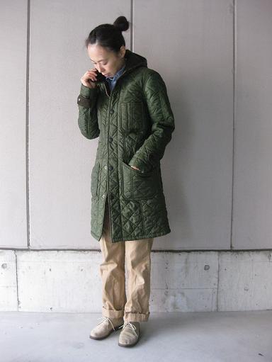 Key　HOODED QUILT WORK COAT (products for us)_b0139281_18592528.jpg