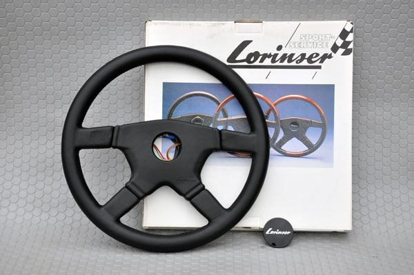 MOMO社製LORINSERステアリング黒革新品！！ : THREE POINT ガレージ