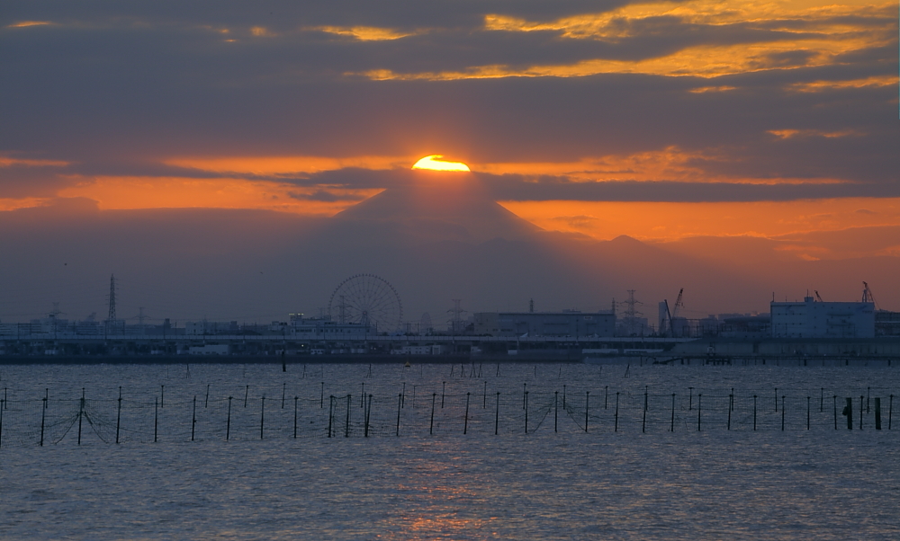 ダイヤモンド富士・千葉県船橋三番瀬海浜公園_a0150260_23501481.jpg