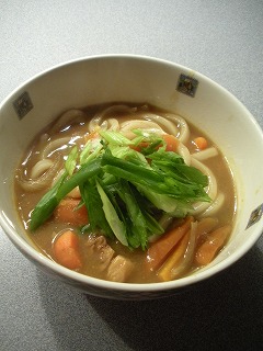 豚丼とカレーうどん。_a0124077_3334774.jpg