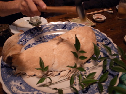 Hくんの送別会@春_e0117398_12445466.jpg