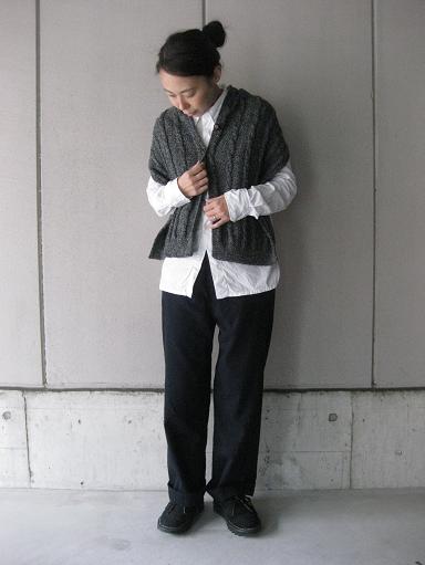 GRANDMA MAMA DAUGHTER 裏地がドットなウールパンツ_b0139281_15431393.jpg
