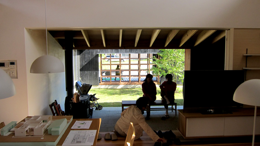 クルマナオキ設計ナカニワニワハウス見学会(模型編)_d0141173_1104872.jpg
