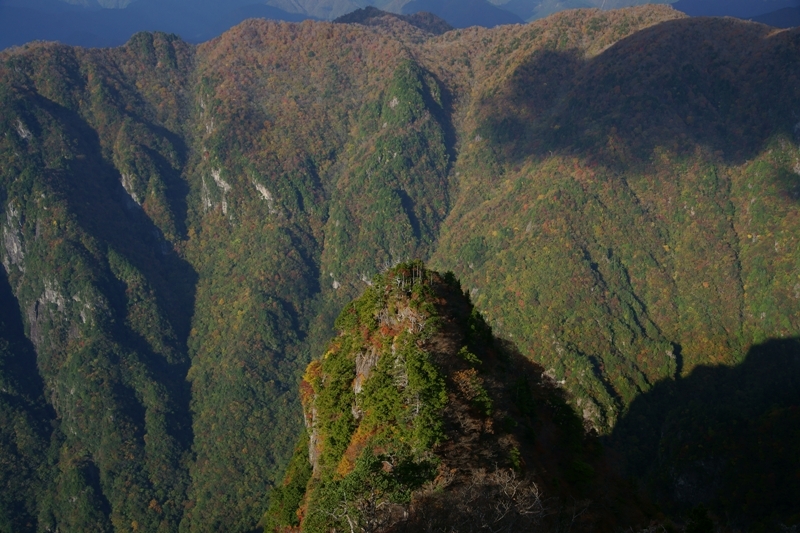 大台ヶ原大蛇嵓の紅葉_e0177413_20143252.jpg