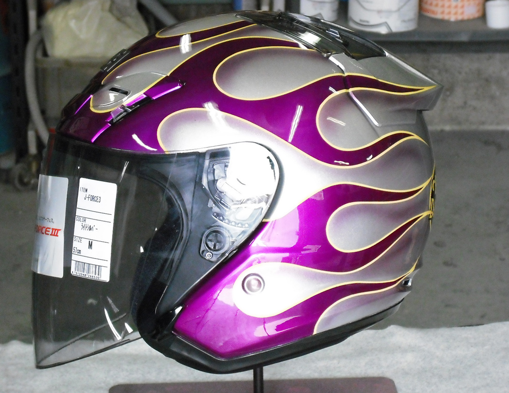 ハーレー用ヘルメットペイントにはフレイムスだ。 : DRESS OUT White Blog