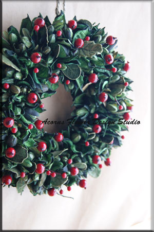 クリスマスリースやアレンジの納品_f0215262_524623.jpg