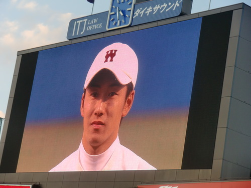 斎藤佑樹投手登板、最後の早慶戦_e0123104_736916.jpg