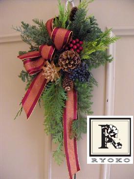 2011年Christmas　wreath -クリスマス1day レッスン-　のご案内_c0128489_14102946.jpg