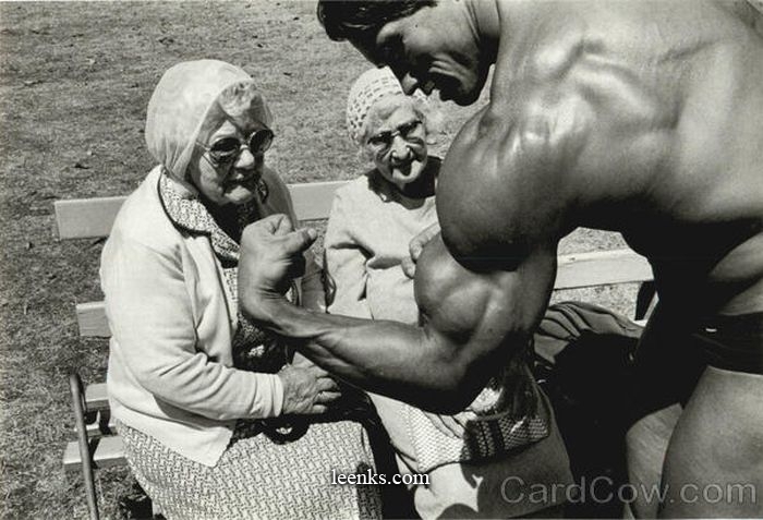★若き日のアーノルド・シュワルツェネッガー(写真・画像)_a0028694_1455541.jpg