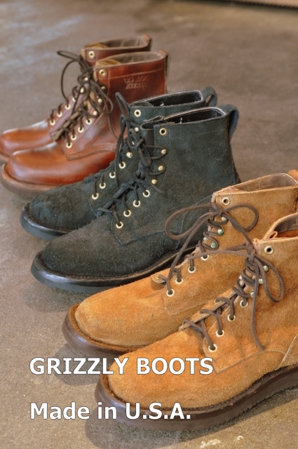 GRIZZLY BOOTS 入荷しました！！_d0158579_21291822.jpg