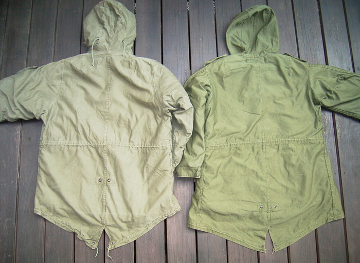 フィッシュテールパーカーの系譜 M-48,M-51,M-65 : M-51Parka