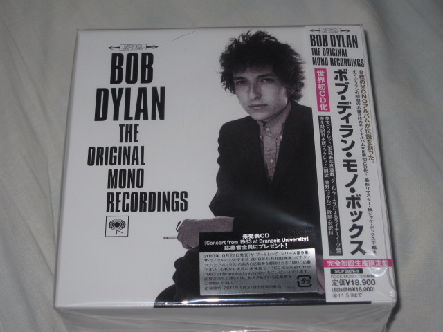BOB DYLAN THE ORIGINAL MONO RECORDINGS (紙ジャケ)_b0042308_1849383.jpg