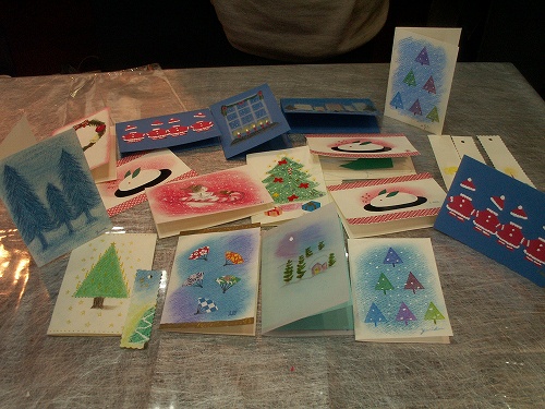 クリスマスポスター&パステル画_f0223914_15471649.jpg