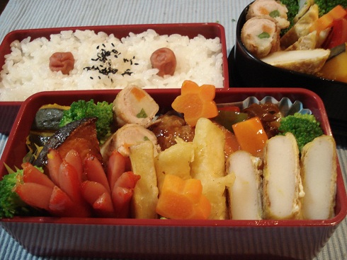 酢豚風ミートボールでお弁当_d0176634_8125711.jpg