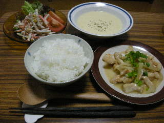 鶏肉とセロリの塩ダレ炒め_f0233493_21392379.jpg