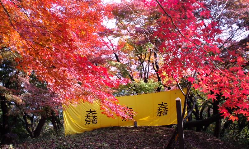 残紅葉「江州佐和山石田三成公生誕４５０年祭」_f0017409_1794837.jpg