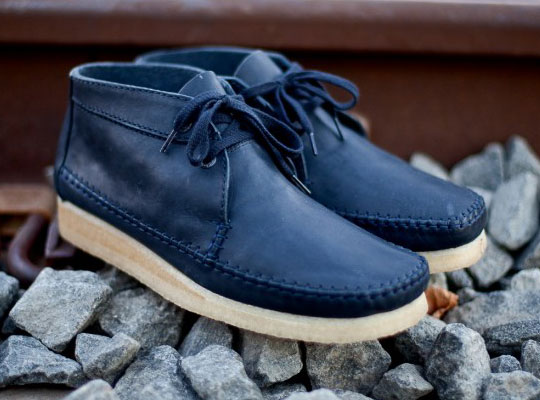 Clarks weaver 2025 boot leather