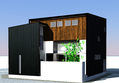 茶の間のある住宅。外観_c0196892_2174774.jpg