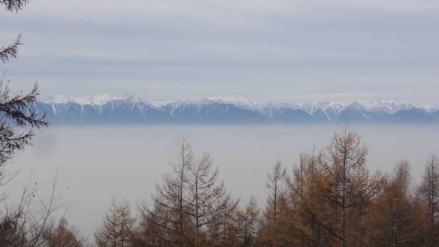 美ヶ原高原・思い出の丘から　雲海と北アルプス_f0233414_22561943.jpg