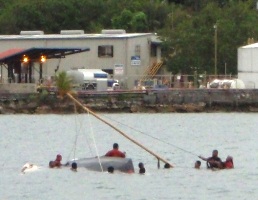 第二回ヤップ・カヌー・フェスティバル(2日目)-海上編_a0043520_23272220.jpg
