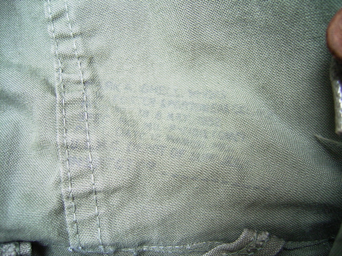 M-51 PARKA SHELL 薄手コットンポプリン/平織りの生地？ : M