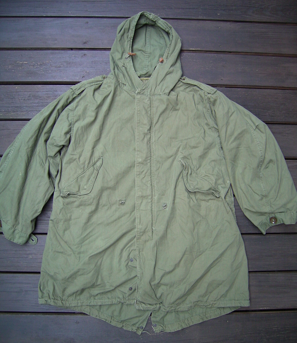Vintage M-1951 M51 Korean War Fishtail Parka COMPLETE 50s