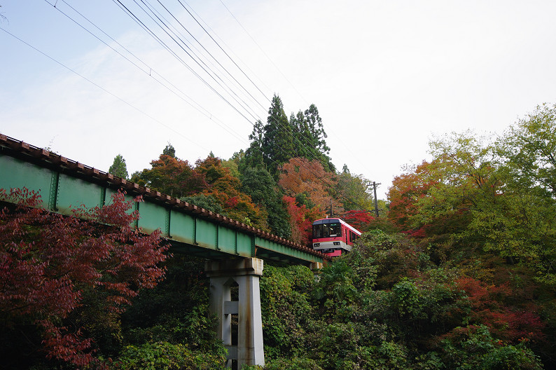 京都の紅葉2010 ~叡山電車・二ノ瀬駅~ と..._f0152550_22172351.jpg
