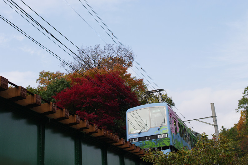 京都の紅葉2010 ~叡山電車・二ノ瀬駅~ と..._f0152550_22174539.jpg