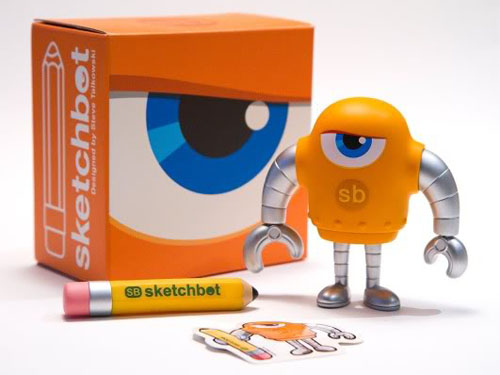 SKETCHBOT  Orange Ver. by Steve Talkowski _e0118156_22503998.jpg