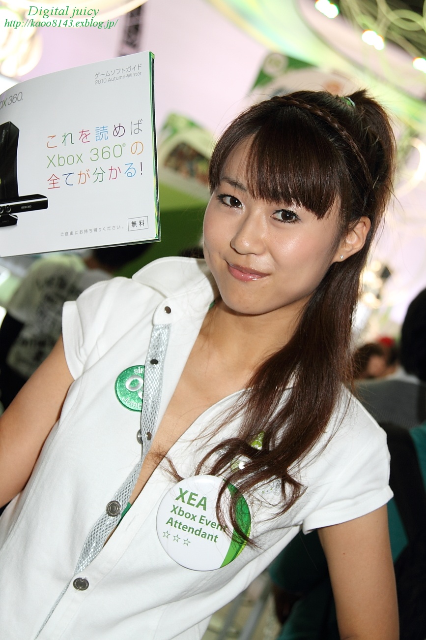 安田由美 さん マイクロソフト Xbox ブース Digital Juicy 安田由美 さん マイクロソフト Xbox ブース Digital Juicy