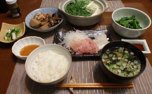 刺身のあしらい Attaのお料理メモ