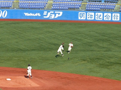 芝工大（４部優勝）対成蹊大（３部最下位） 東都大学野球入替戦_b0166128_11185243.jpg