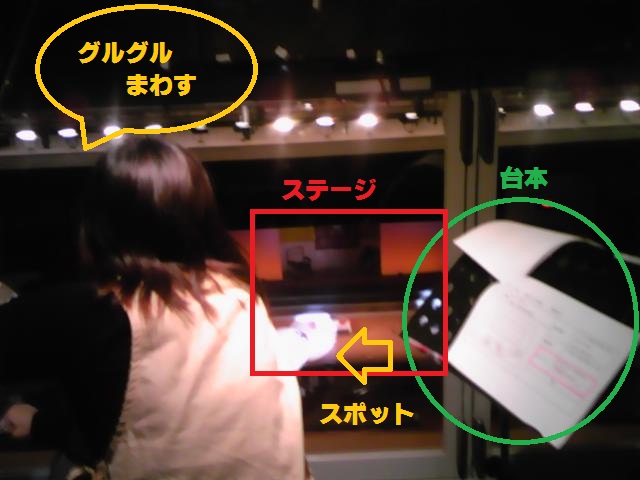 ホールのスポットライト操作室_d0165645_19514416.jpg