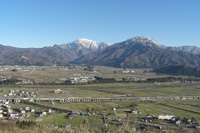 浦佐スキー場からの八海山・駒ケ岳・八色原_a0084753_15372933.jpg