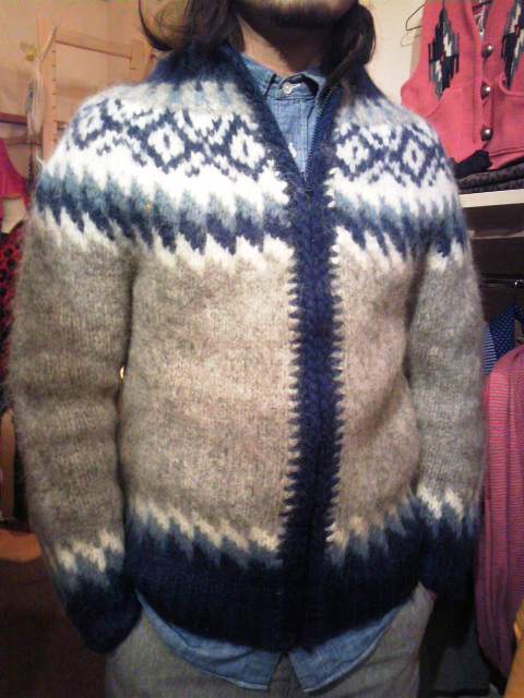 80\'s L.L.Bean Hilda社製 フルジップセーター_f0191324_1111561.jpg