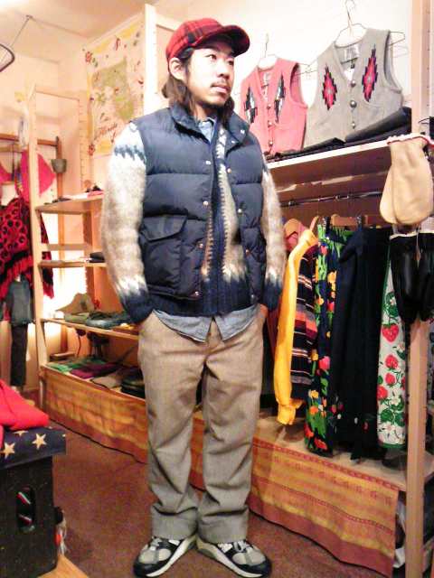 80\'s L.L.Bean Hilda社製 フルジップセーター_f0191324_11208.jpg
