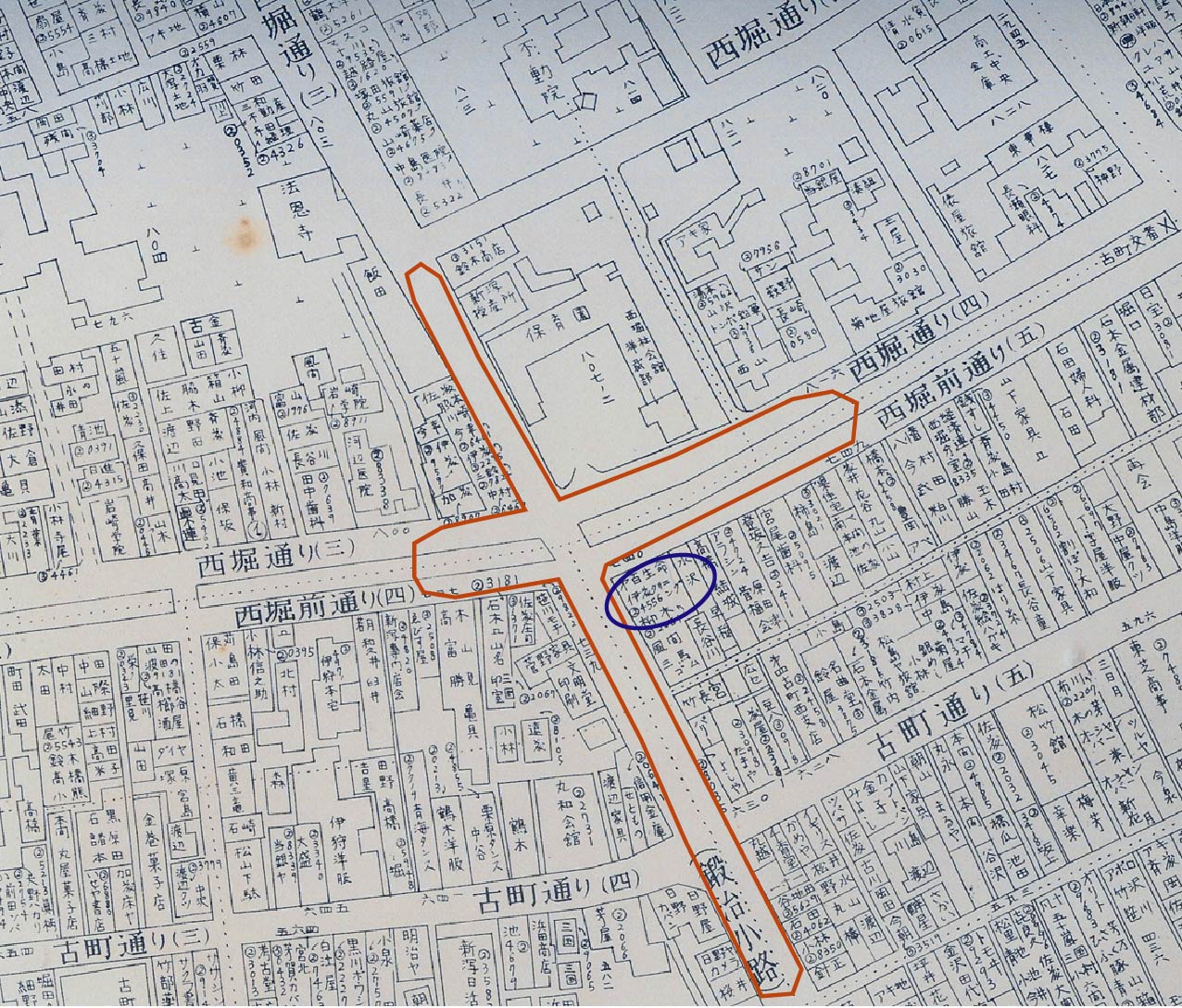 ①伊佐さんから西堀埋立工事と鍛冶工事の下水道管埋設工事の貴重な写真をお借りしました。_d0178825_3184676.jpg