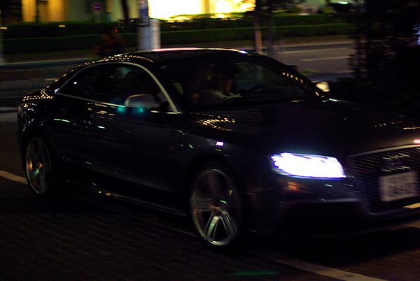 夜間試乗・・・　Audi RS5_f0026151_1342944.jpg