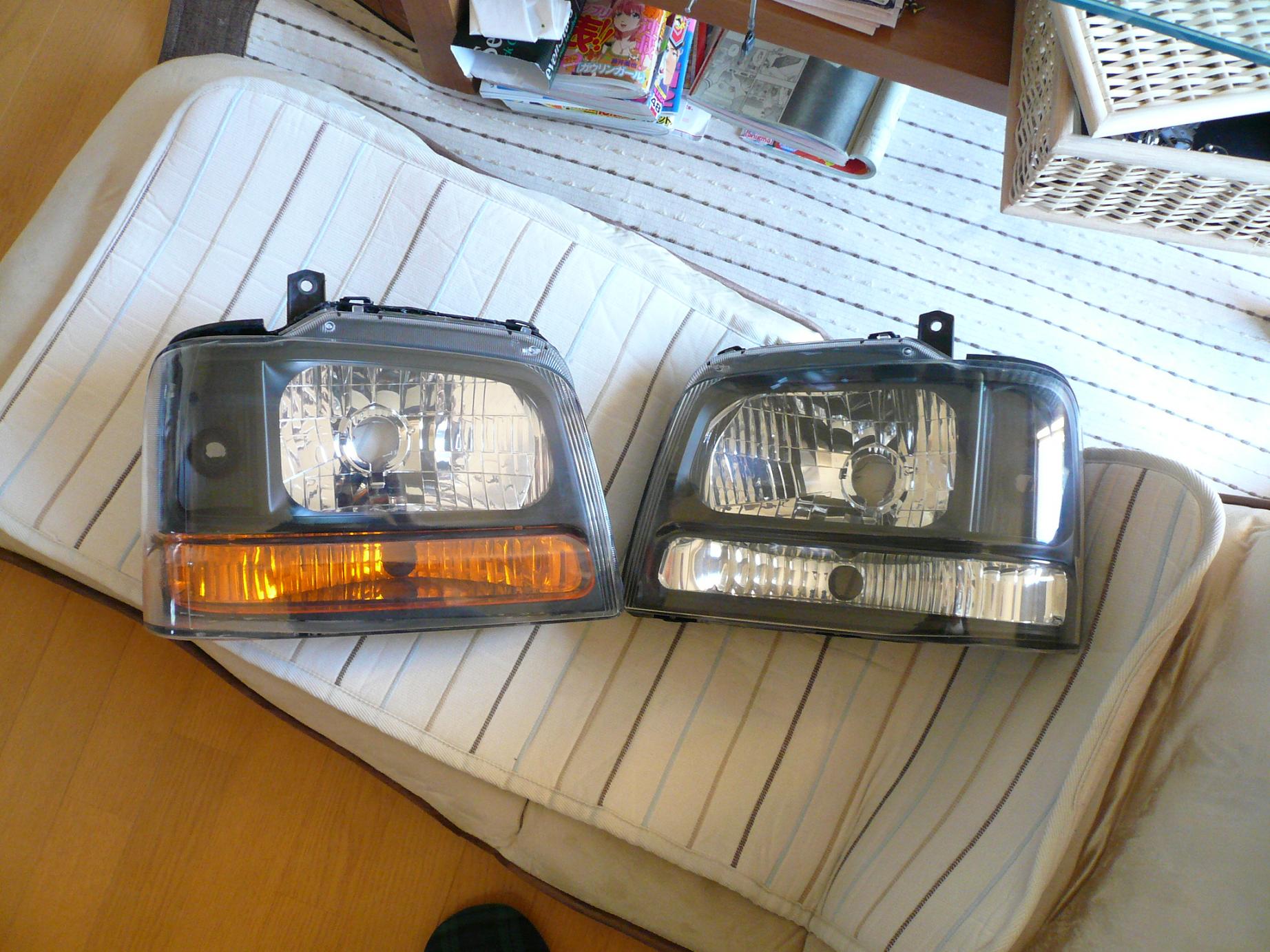 エブリー Da62w ヘッドライト加工 プロジェクタ埋込 Isojin ランド エブリー Da62w ヘッドライト加工 プロジェクタ埋込 Isojin ランド