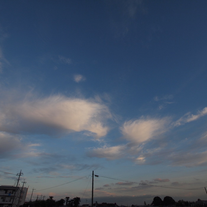 夕空の雲〜丘の上にて_d0204134_23102990.jpg