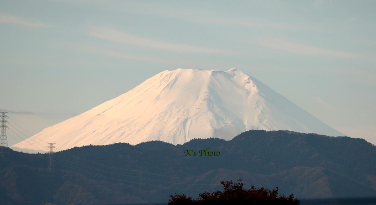 今朝の富士山 24 November_d0054076_919040.jpg