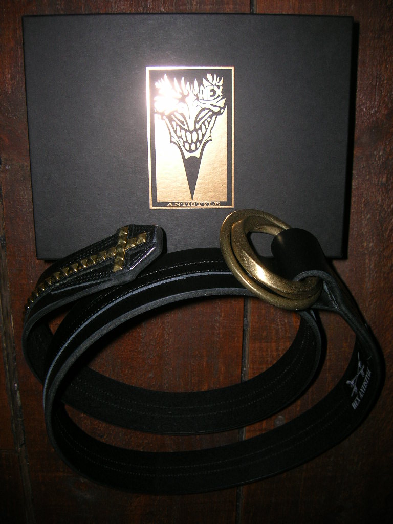 HEX ANTISTYLE スタッズ付きレザーベルト HEX ANTISTYLE スタッズ付きレザーベルト