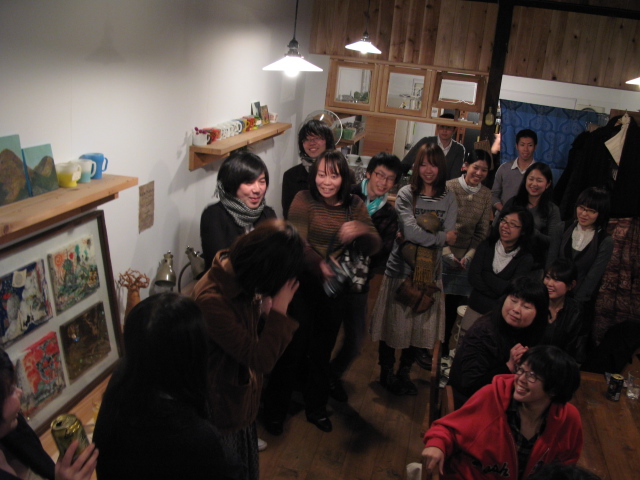 スガノサカエの図画展レセプションパーティー!_b0207642_21264.jpg