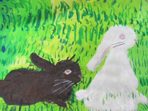 10 11 うさぎの絵 1 アトリエciel 子供絵画造形教室 10 11 うさぎの絵 1 アトリエciel 子供絵画造形教室